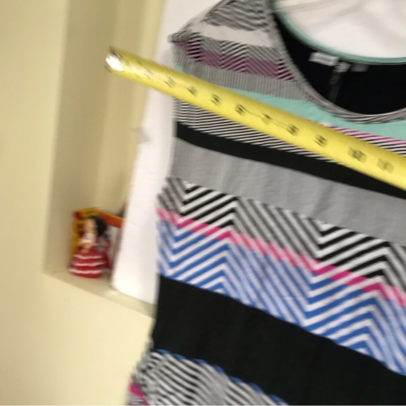 KUT from The Kloth NEW Jersey Ruched Stretch Striped Midi Dress Minimalist Lined - Picture 13 of 16